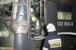 W Kluczborku zapaliła się lokomotywa elektryczna