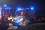Wypadek dwóch osobówek przy zjeździe na Lewin Brzeski. Są ranni