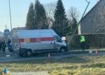 Zderzenie samochodów w Magnuszowicach