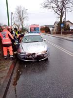 Zderzenie Alfa Romeo i Seata. 2 osoby poszkodowane