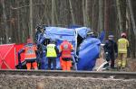 Śmiertelny wypadek na przejeździe kolejowym w Nowej Schodni. Wstrzymano ruch pociągów 