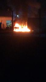 Samochód dostawczy spłonął w Opolu