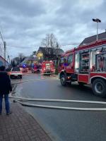 Pożar domu jednorodzinnego pod Nysą. Duże straty