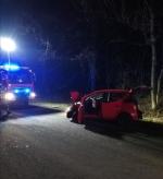 Niebezpieczne zdarzenie na trasie Zdzieszowice - Góra Św. Anny. Jedna osoba ranna