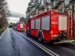 Zderzenie mercedesa i samochodu ciężarowego na trasie Opole-Brzeg