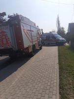 Dramatyczna akcja ratownicza w Wierzbiu. Glebogryzarka wciągnęła nogi mężczyźnie