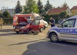 Zderzenie samochodu osobowego i jednośladu w Lewinie Brzeskim