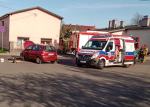 Zderzenie samochodu osobowego i jednośladu w Lewinie Brzeskim