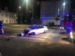 Kolizja pojazdów na skrzyżowaniu w Opolu