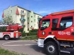 8 zastępów straży walczyło z pożarem mieszkania w Nysie