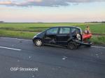 Zderzenie 3 samochodów osobowych na trasie Strzeleczki - Kujawy