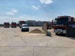 Straż i grupa chemiczna znów w Skarbimierzu. Specjaliści zbadają znalezione chemikalia