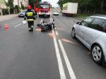 Wypadek motocyklisty na Ozimskiej w Opolu