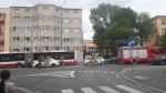 Kolizja pojazdów na ulicy Sienkiewicza w Opolu. Utrudnienia w centrum 