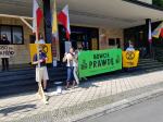 Manifestacja Młodzieżowego Strajku Klimatycznego pod Urzędem Wojewódzkim zakłócona 