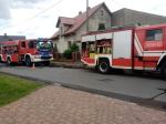 Blisko 8 godzin strażacy gasili płonące poddasze w gminie Niemodlin