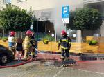 Pożar w lodziarni na Malince