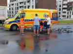 Potrącenie rowerzystki w Opolu