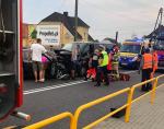 Zderzenie dwóch samochodów w Źlinicach. 4 osoby ranne