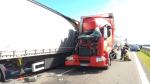Dwie ciężarówki zderzyły się na opolskim odcinku A4