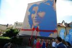 Mural Anny Jantar oficjalnie odsłonięty. W uroczystościach uczestniczyła Natalia Kukulska
