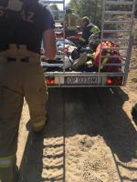 To grzybobranie mogło skończyć się tragicznie. Z pomocą ruszyli strażacy