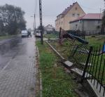 Staranował plac zabaw - kierowca wydmuchał blisko 1,5 promila