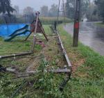 Staranował plac zabaw - kierowca wydmuchał blisko 1,5 promila