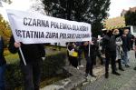 Protest branży gastronomicznej. "Czarna polewka dla rządu RP'.
