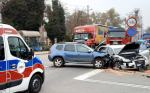 Wypadek na skrzyżowaniu pod Namysłowem. 3 osoby ranne
