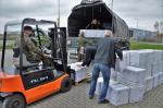 W Szpitalu Tymczasowym ciągle trwają prace. Pomagają opolscy Logistycy