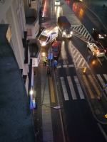 42-latek chcąc uniknąć zderzenia wjechał w słup energetyczny