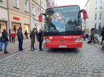 Trwa akcja "Zostań Świętym Mikołajem - Oddaj krew" na opolskim Rynku