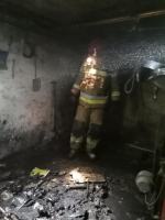 Strażacy gasili piwnicę w gminie Baborów