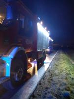 Samochód osobowy dachował w Zielęcicach