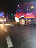 Samochód osobowy dachował w Zielęcicach