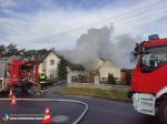 Pożar budynku jednorodzinnego w Zawadzie. W akcji 8 zastępów straży