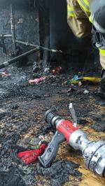 Pożar w Okopach. Mieszkańcy w kilka chwil stracili dach nad głową