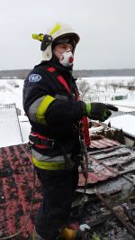 Pożar w Okopach. Mieszkańcy w kilka chwil stracili dach nad głową