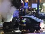 Pożar samochodu osobowego na ulicy Kieleckiej w Opolu