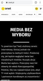 Ogólnopolski protest mediów. "Nie mamy wyboru"