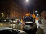Awaria na ulicy Korfantego. Uszkodzony hydrant zalał ulicę