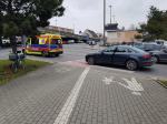 Kierująca audi potrąciła rowerzystkę na oznakowanym przejeździe 