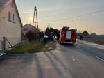 Wypadek w Żerkowicach. Kierująca fiatem przewieziona do szpitala