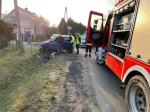 Wypadek w Żerkowicach. Kierująca fiatem przewieziona do szpitala