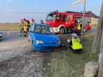 Wypadek w Żerkowicach. Kierująca fiatem przewieziona do szpitala