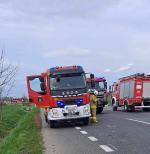 Dachowanie w Kolnicy koło Brzegu. Dwie osoby zostały ranne