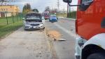 Zderzenie dwóch pojazdów na ulicy Oświęcimskiej w Opolu