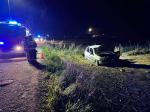Wypadek w Chróścinie. Auto wypadło z drogi, kierowca pijany