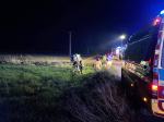 Wypadek w Chróścinie. Auto wypadło z drogi, kierowca pijany